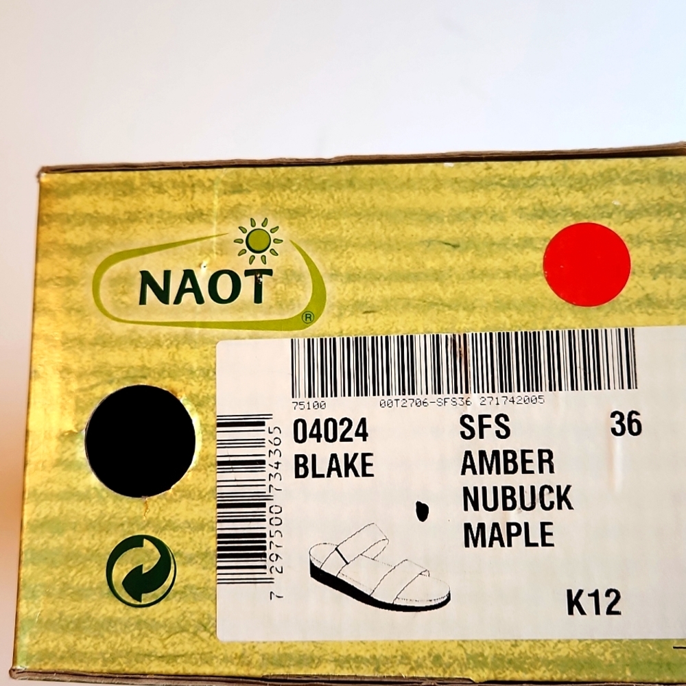 New in Box, NAOT sandals